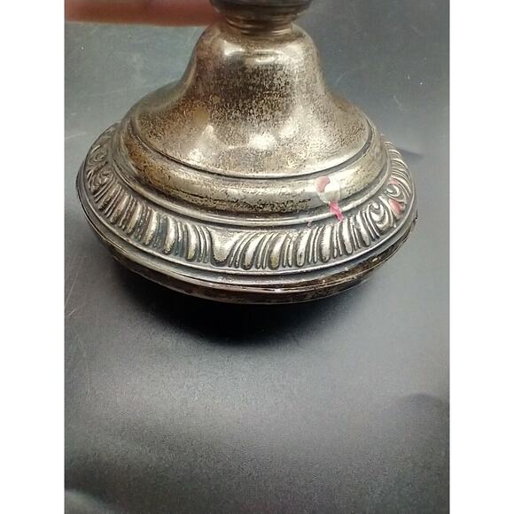 Vintage Sterling Silver & Glass Compote Dishes by R.M. Whiting – Set of 2 - Picture 10 of 16